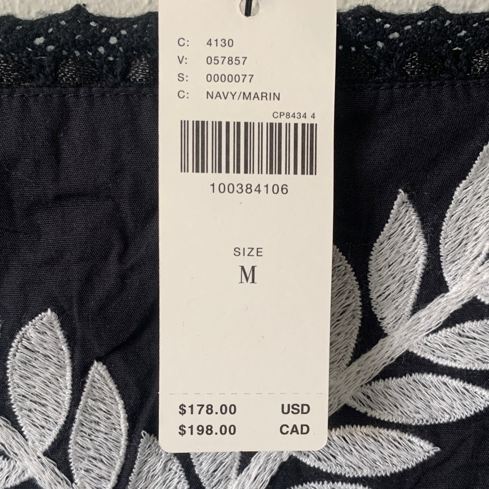 Anthropologie Floral Embroidered Ruffle-Strap Dress NWT - Picture 9 of 10